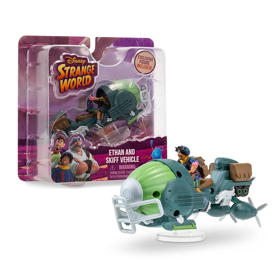 Strange World Ethan and Skiff Vehicle : Amazon.sg: Toys